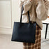 Casual Large Tote Triple Compartment Hand Bag
